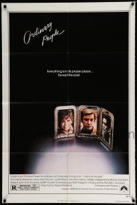 3k642 ORDINARY PEOPLE 1sh '80 Donald Sutherland, Mary Tyler Moore, directed by Robert Redford!