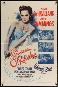 3k690 PRINCESS O'ROURKE 1sh '43 Olivia de Havilland, Robert Cummings, Charles Coburn