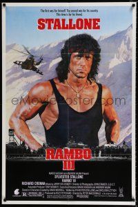 3k709 RAMBO III 1sh '88 Sylvester Stallone returns as John Rambo!
