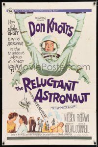 3k716 RELUCTANT ASTRONAUT 1sh '67 wacky Don Knotts in the maddest mixup in space history!