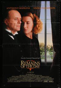 3k717 REMAINS OF THE DAY DS int'l 1sh '93 Anthony Hopkins, James Fox, Christopher Reeve