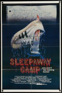 3k788 SLEEPAWAY CAMP 1sh '83 a nice place for summer vacation, a perfect place to die!