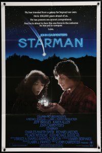 3k820 STARMAN 1sh '84 John Carpenter directed, alien Jeff Bridges & Karen Allen!