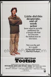 3k907 TOOTSIE int'l 1sh '82 full-length Dustin Hoffman was desperate for work!