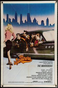 3k950 WANDERERS 1sh '79 Ken Wahl in Kaufman's 1960s New York City teen gang cult classic!