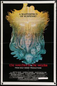 3k955 WATCHER IN THE WOODS 1sh '80 Disney, it was just game until a girl vanished for 30 years!