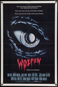 3k985 WOLFEN int'l 1sh '81 really cool horror art of moon & clouds as eye, There is no defense!