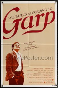 3k986 WORLD ACCORDING TO GARP 1sh '82 Robin Williams is the most human being you'll ever meet!