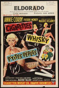 3m286 CIGARETTES, WHISKEY & WILD WOMEN Belgian '59 Maurice Regamey, different smoking bad girl art