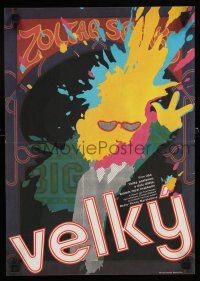 3m028 BIG Czech 12x17 '88 Tom Hanks, wild Bartsova artwork of fortune teller machine!