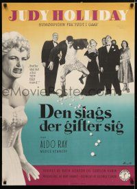 3m805 MARRYING KIND Danish '52 the wedding bells are ringing for bride Judy Holliday!
