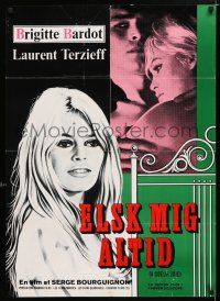 3m847 TWO WEEKS IN SEPTEMBER Danish '67 A Coeur Joie, sexy Brigitte Bardot in love!