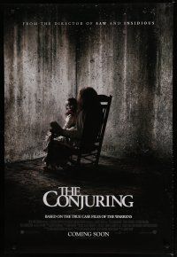 3m093 CONJURING advance DS English 1sh '13 the true case files of the Warrens, creepy rocking chair