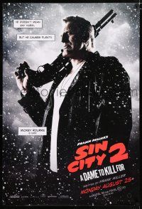 3m101 SIN CITY A DAME TO KILL FOR teaser English 1sh '14 Mickey Rourke as Marv, he means no harm!