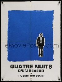 3m675 FOUR NIGHTS OF A DREAMER French 23x32 '71 Robert Bresson's Quatre Nuits d'un Reveur!
