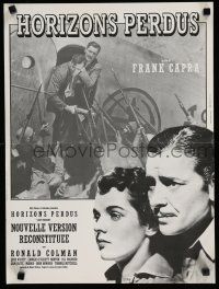 3m738 LOST HORIZON French 16x21 R80s Frank Capra's greatest production starring Ronald Colman!