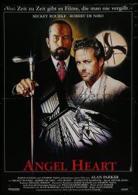 3m120 ANGEL HEART German '87 Robert DeNiro, Mickey Rourke, Alan Parker, different Casaro art!