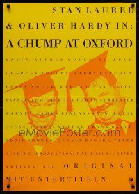 3m124 CHUMP AT OXFORD German R90s great image of Laurel & Hardy wearing cap and gown!