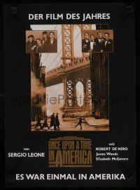 3m149 ONCE UPON A TIME IN AMERICA English title style German 13x18 '84 Robert De Niro, James Woods!