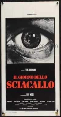 3m501 DAY OF THE JACKAL Italian locandina '73 Fred Zinnemann assassination classic, different art!