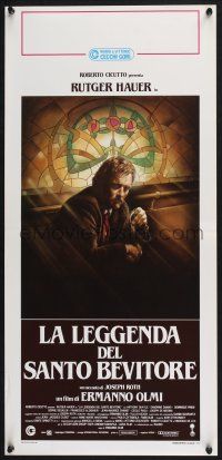 3m520 LEGEND OF THE HOLY DRINKER Italian locandina '88 Ermanno Olmi, Casaro art of Hauer!