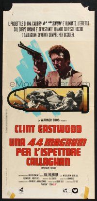3m522 MAGNUM FORCE Italian locandina '73 different art of Eastwood as Dirty Harry by Ferrini!