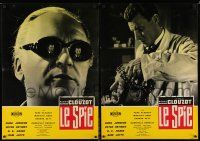 3m460 SPIES set of 11 Italian photobustas '57 Henri-Georges Clouzot's Les Espions!