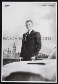 3m088 SKYFALL 14x20 English special '12 image of Daniel Craig as Bond, newest 007!