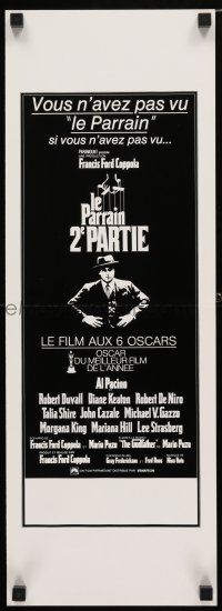 3m041 GODFATHER PART II French Swiss '74 Al Pacino in Francis Ford Coppola classic crime sequel!