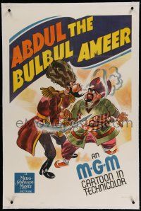 3p006 ABDUL THE BULBUL AMEER linen 1sh '41 art of Russian nobleman & Arab sultan in death battle!