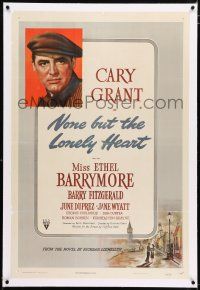 3p263 NONE BUT THE LONELY HEART linen 1sh '44 Cary Grant, written & directed by Clifford Odets!