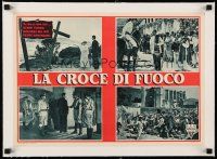 3r310 FUGITIVE linen Italian 13x18 pbusta '48 Henry Fonda & Del Rio by crucifix & 3 more images!