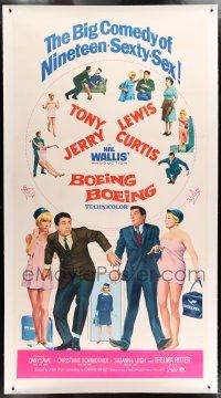 3s143 BOEING BOEING linen 3sh '65 Tony Curtis & Jerry Lewis in the big comedy of nineteen sexty-sex!