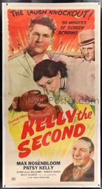 3s160 KELLY THE SECOND linen 3sh R40s Big Boy William, Patsy Kelly & Slapsie Maxie, boxing comedy!