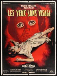 3s112 EYES WITHOUT A FACE linen French 1p '62 Georges Franju's Les Yeux Sans Visage, best Mascii art