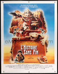 3s122 NEVERENDING STORY linen French 1p '84 Wolfgang Petersen, great different art of top cast!
