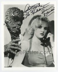 3t062 ROBERT CLARKE signed 8x10 REPRO still '90s as The Hideous Sun Demon with sexy blonde!