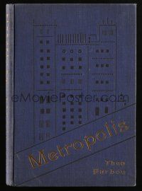3t410 METROPOLIS Czech hardcover book '27 Thea von Harbou's novel with 66 movie scenes!
