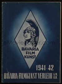 3t252 BAVARIA FILMKUNST 1941-42 German campaign book '41 movies made in Nazi Germany during WWII!