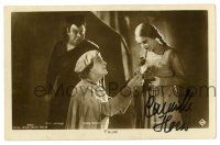 3t017 FAUST signed German Ross postcard '26 by Camilla Horn, with Emil Jannings as the Devil, 66/2!