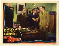 3t311 39 STEPS LC '35 Alfred Hitchcock classic, police put Robert Donat in handcuffs!
