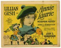 3t340 ANNIE LAURIE TC '27 pretty Lillian Gish comes between two Scottish clans, great art!