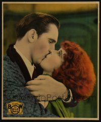 3t146 WILD PARTY jumbo LC '29 incredible kiss close up of red-haired Clara Bow & Fredric March!