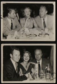3t230 20 PHOTOS OF CELEBRITIES FROM CIRO'S 5x7 stills '40s-50s candids of Dietrich, Hudson & more!