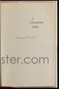 3t033 CHRISTMAS STORY signed hardcover book '64 by author/actor Richard Burton!