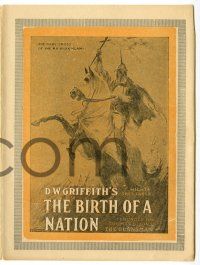 3t362 BIRTH OF A NATION herald '18 D.W. Griffith's classic post-Civil War tale of the Ku Klux Klan!