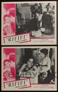 3t353 RIFIFI 4 LCs '56 directed by Jules Dassin, Jean Servais, it means trouble, great scenes!