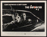 3w147 ENFORCER 1/2sh '76 cool different photo of Clint Eastwood as Dirty Harry by Bill Gold!