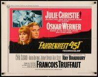 3w150 FAHRENHEIT 451 1/2sh '67 Francois Truffaut, Julie Christie, Oskar Werner, Ray Bradbury!