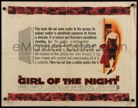 3w175 GIRL OF THE NIGHT 1/2sh '60 prostitute Anne Francis in a sexy dress is The Call Girl!